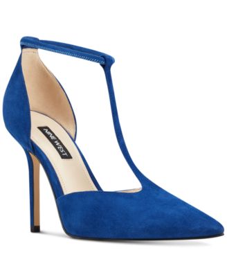 Nine west t orders strap pumps