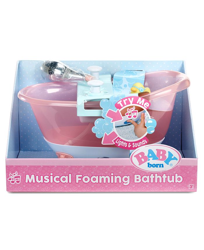 Baby Born Musical Foaming Bathtub Macy's