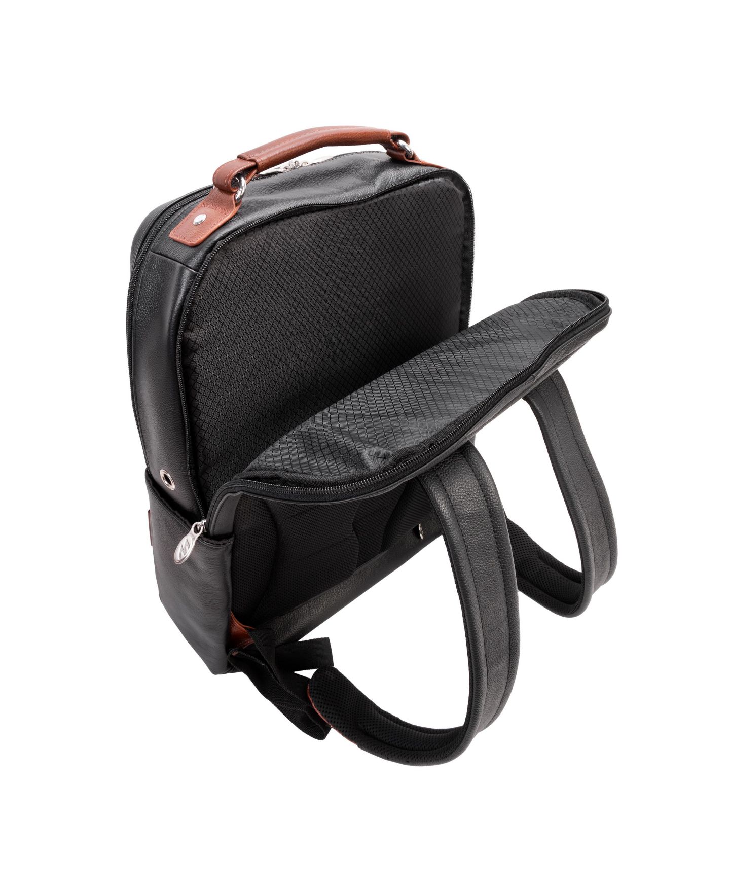 Рюкзак McKlein Logan 17" Dual-Compartment Laptop Tablet, цвет: Чёрный — фото 4