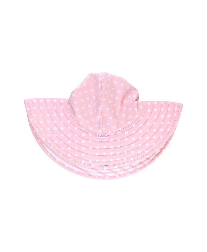 RuffleButts Baby Girls Ruffled Swimsuit Swim Hat Set, 2 Piece - Macy's