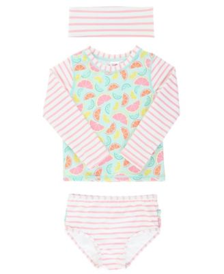 baby girl long sleeve swimsuit