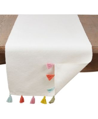 Fiesta Tassel Long Table Runner