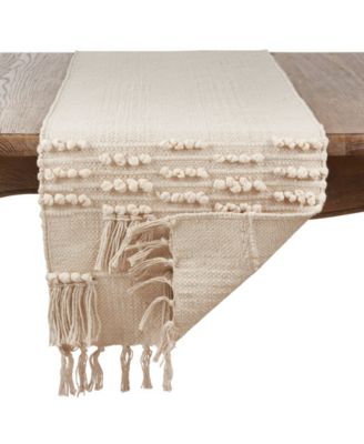 Table Runner with Tassel Moroccan Design