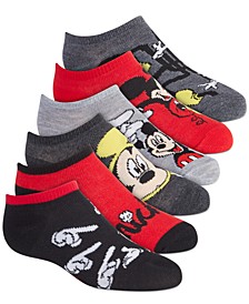Disney's® 6-Pk. Graphic-Print Socks, Little Boys & Big Boys