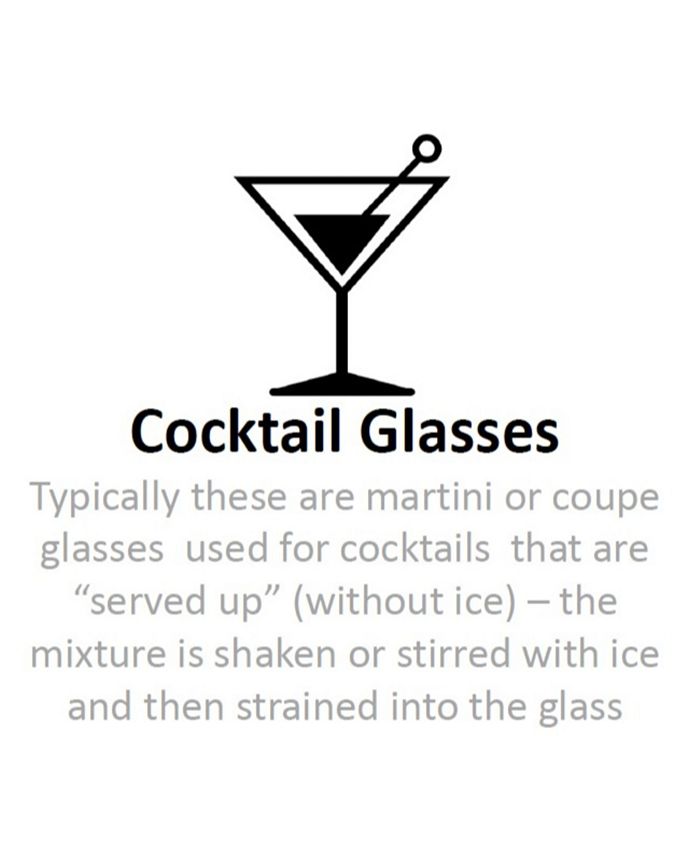 Mikasa Berlin 4-pc. Martini Glass Set