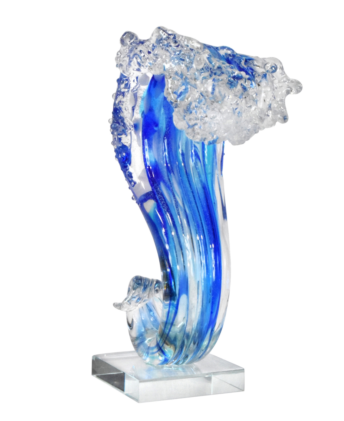Dale Tiffany Pacific Wave Sculpture In Blue