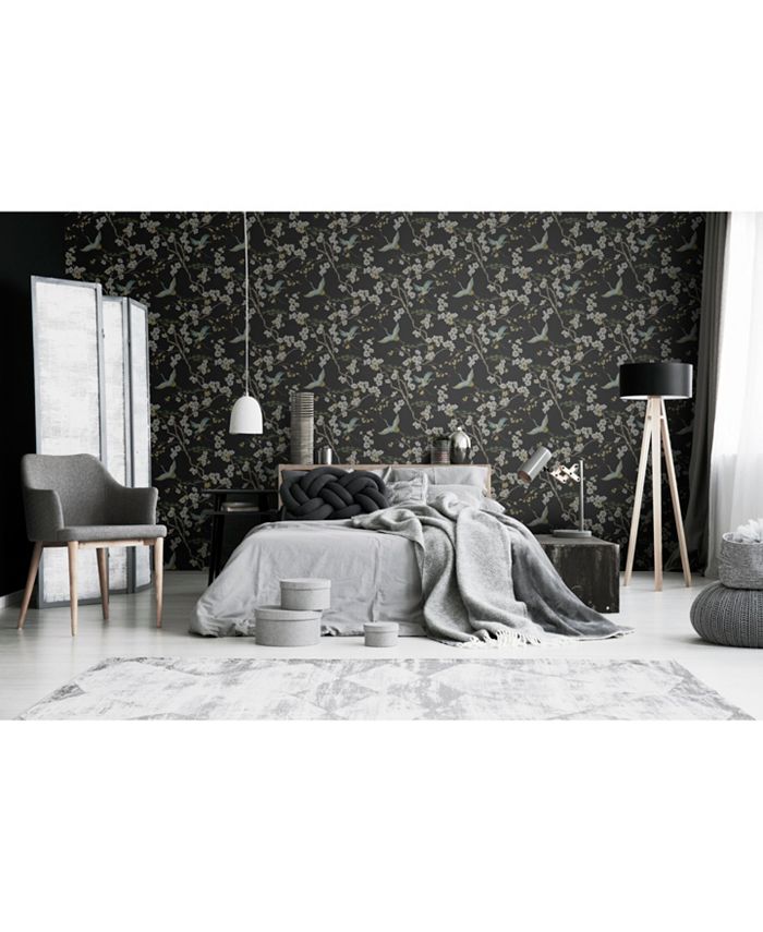 Graham & Brown Japan Black Wallpaper Macy's
