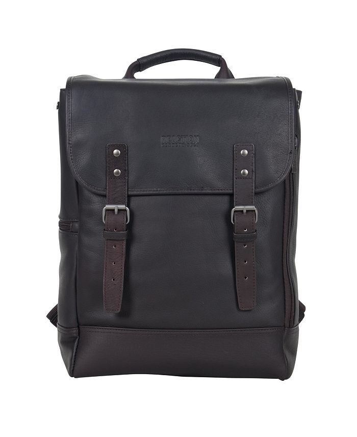 Kenneth cole reaction colombian leather flapover laptop bag shop