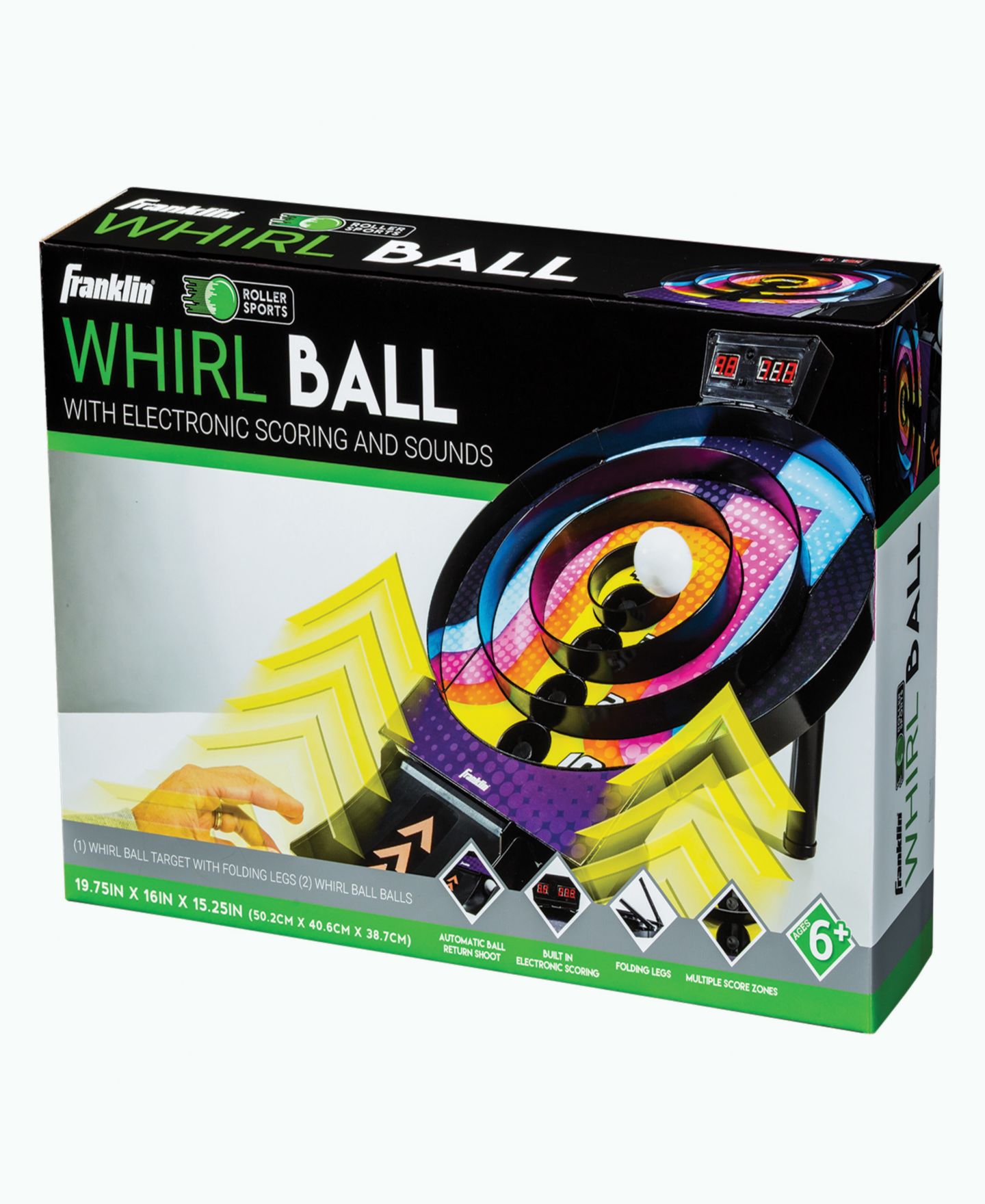 Детская игрушка Franklin Sports Whirlball® Automatic Ball Return Skeeball Game, Ages 6+ — фото 8