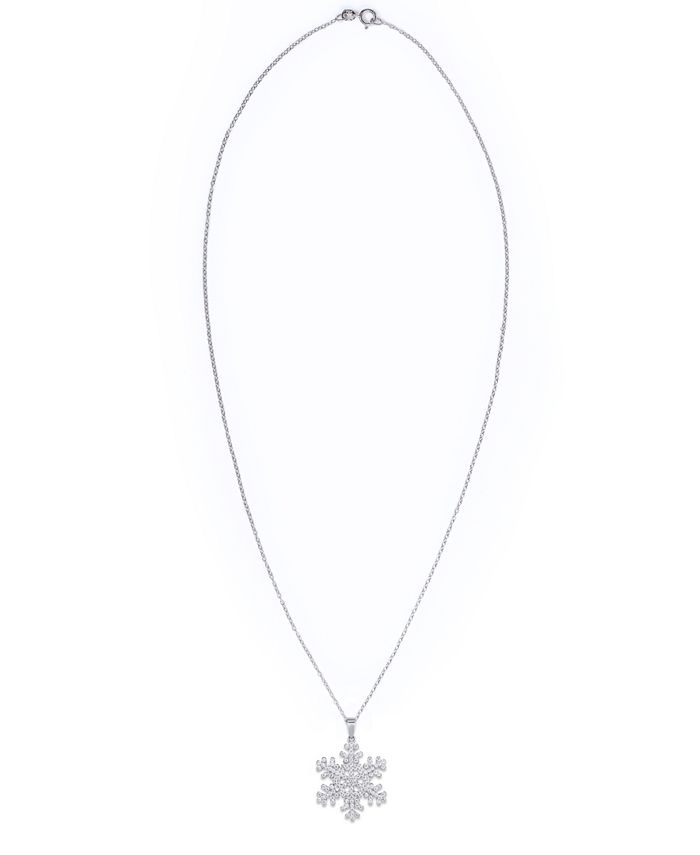 Macys cheap snowflake necklace