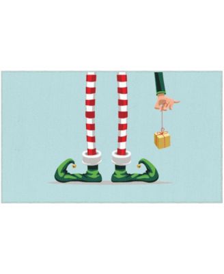 Elf Stockings Accent Rug, 30" x 50"