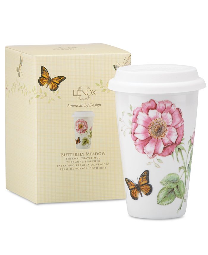 Lenox Travel Mug, Butterfly Meadow Thermal Travel Mug & Reviews