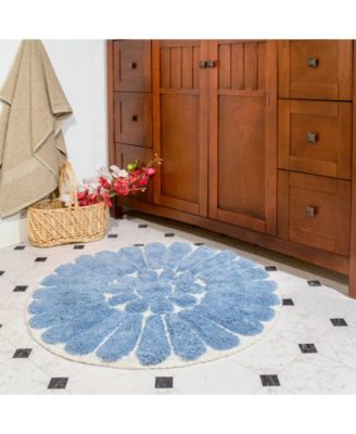 Bursting Flower 2-Pc. Bath Rug Set