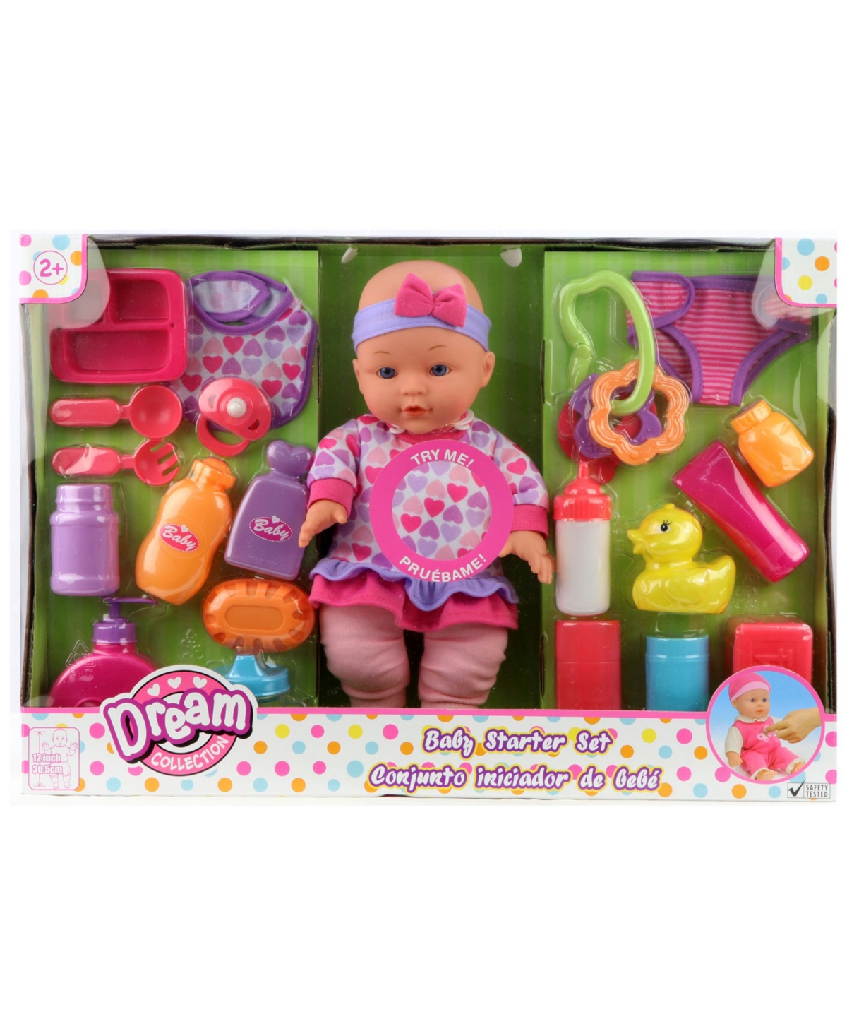 Redbox Dream Collection 12" Baby Doll Care Set In Multi