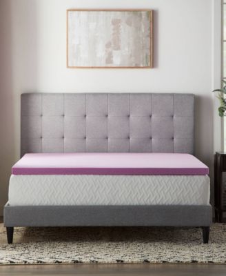 lucid 2 lavender memory foam topper