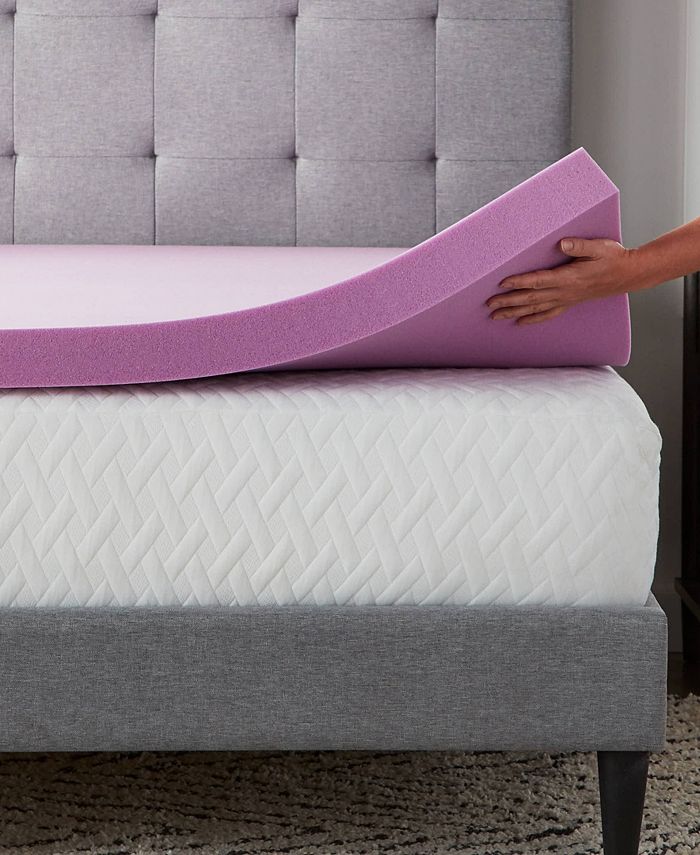 Lucid 3" Lavender Memory Foam Mattress Topper, Queen & Reviews