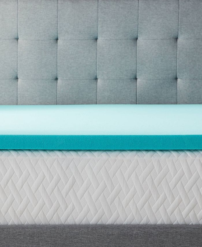 Lucid 2" Gel Foam Mattress Topper, Twin Macy's