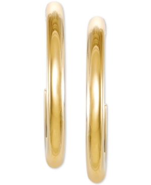 image of Giani Bernini Medium Hoop Earrings in 18k Gold-Plated Sterling Silver, 2