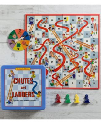 MasterPieces Puzzles Winning Solutions Chutes and Ladders Board Game Nostalgia Edition Game Tin