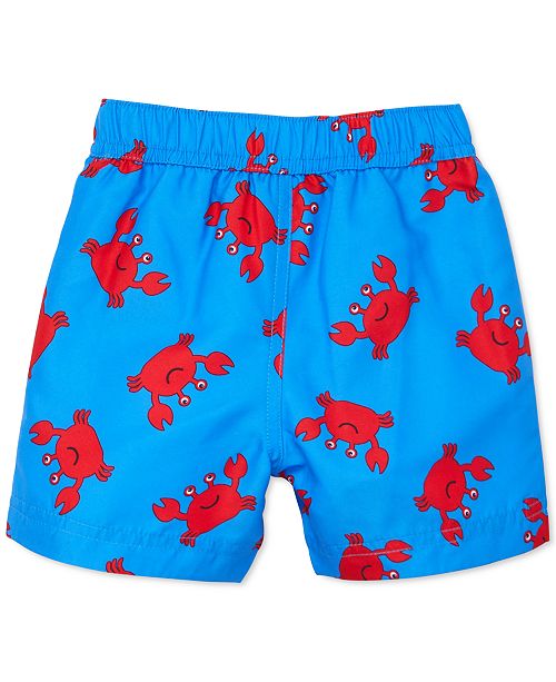 Little Me Baby Boys CrabPrint Swim Trunks & Reviews Kids Macy's