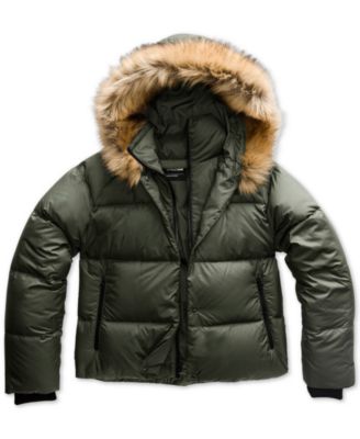 north face puffer jacket with fur hood