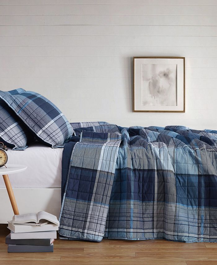 Truly Soft - Trey Plaid Quilt Set