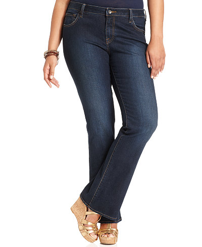 Lucky Brand Trendy Plus Size Ginger Randelman Wash Bootcut Jeans