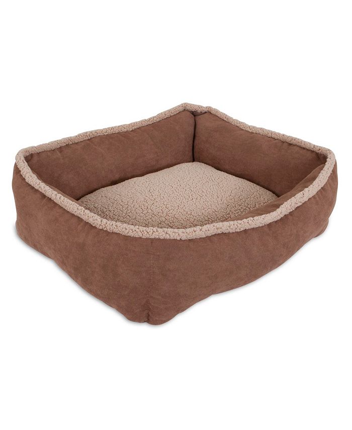 Aspen Pet 24 X 20 Shearling Rectangular Lounger Dog Bed Macy's