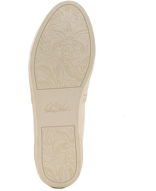 Scarpe Donna Patricia Nash Lola - Slip-On Piatte In Pelle Avorio - Nuove Con Scatola