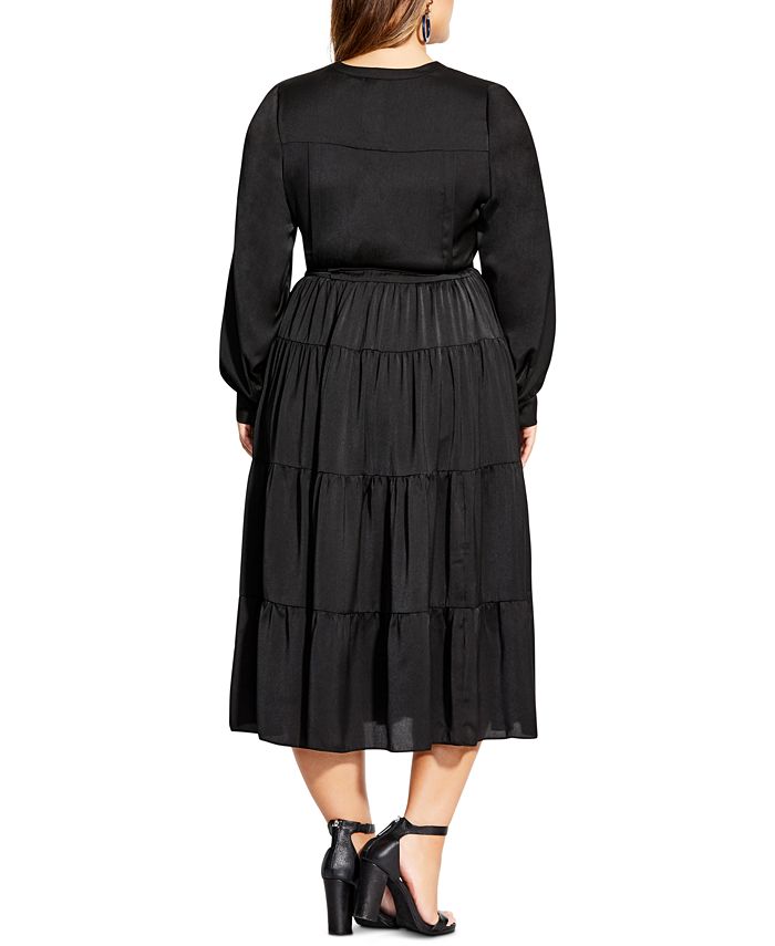 City Chic Trendy Plus Size Charisma Midi Dress - Macy's