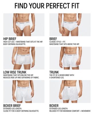 calvin klein underwear fit guide