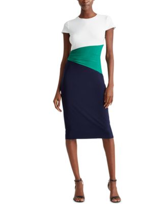 ralph lauren colorblock dress