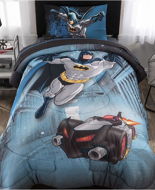 Franco Manufacturing Co Batman Full 5 Piece Bed In A Bag Reviews Bedding Kids And Baby Room Macy S