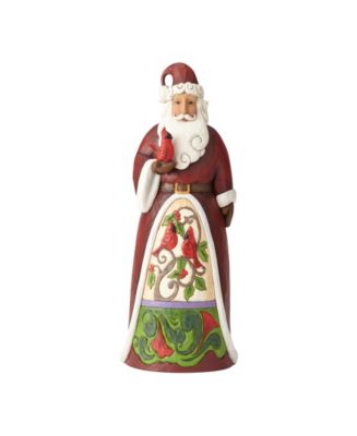 Enesco Santa Holding Cardinal Statue - Macy's