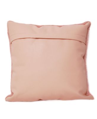 OMG! Accessories Rainbow Embroidered Fluffy Pillow