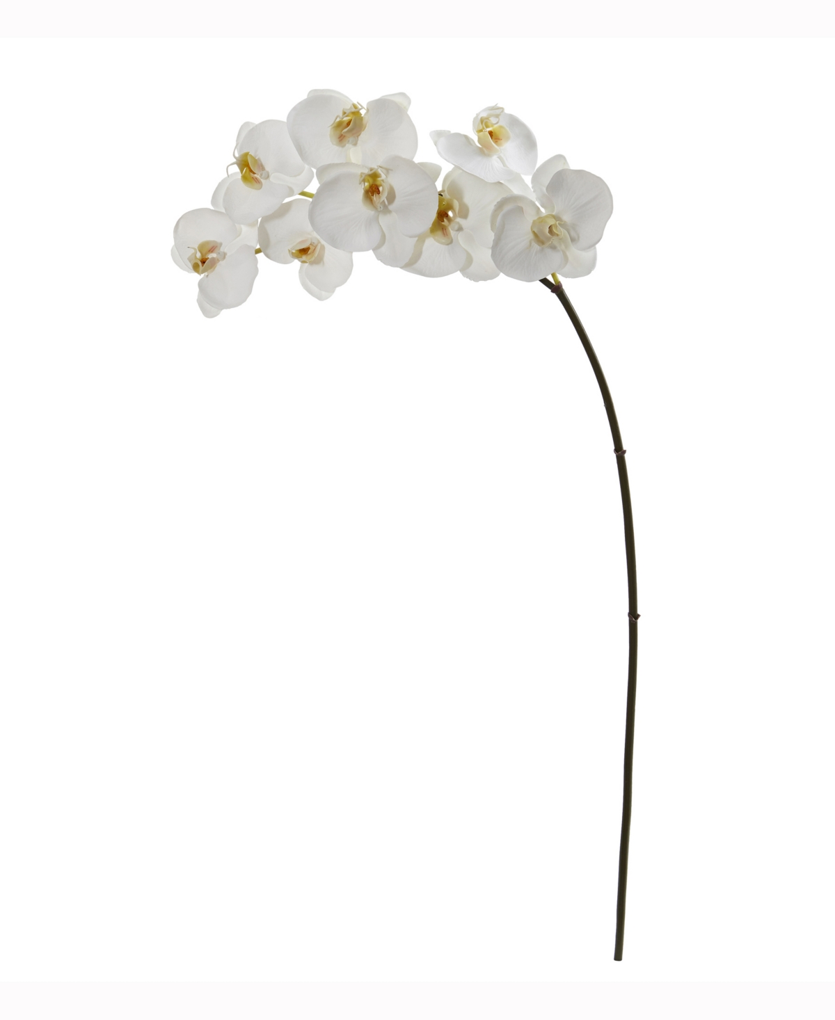 Nearly Natural 35in. Phalaenopsis Orchid Artificial Flower Set Of 6 In White