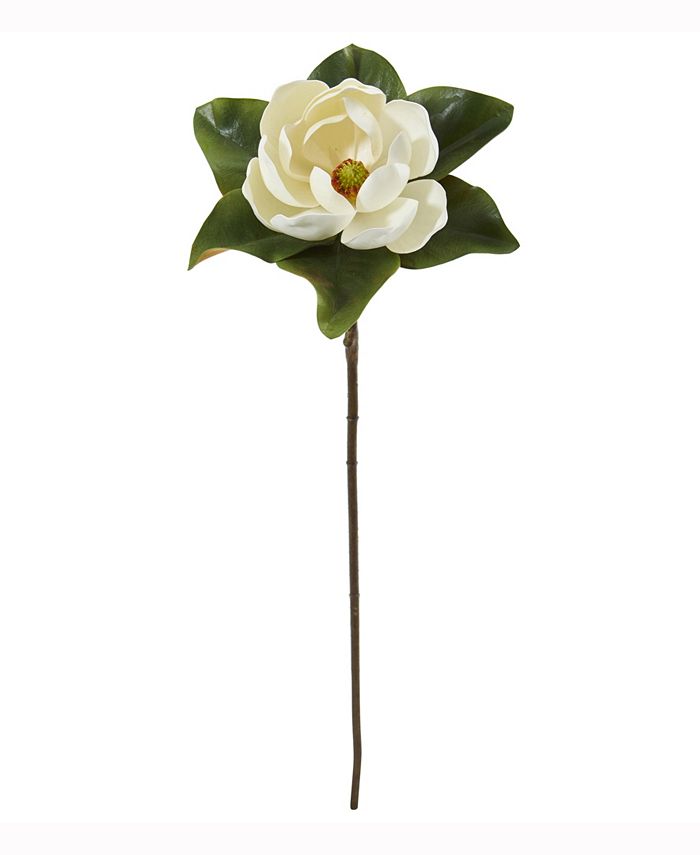 Nearly Natural - 34in. Magnolia Artificial Flower Set of 3
