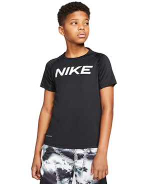 Nike Big Girls Pro Short-Sleeve Training Top