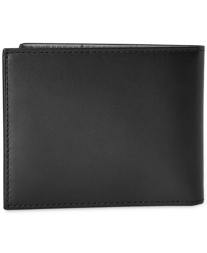 Polo Ralph Lauren Men's Burnished Leather Passcase Wallet - Macy's