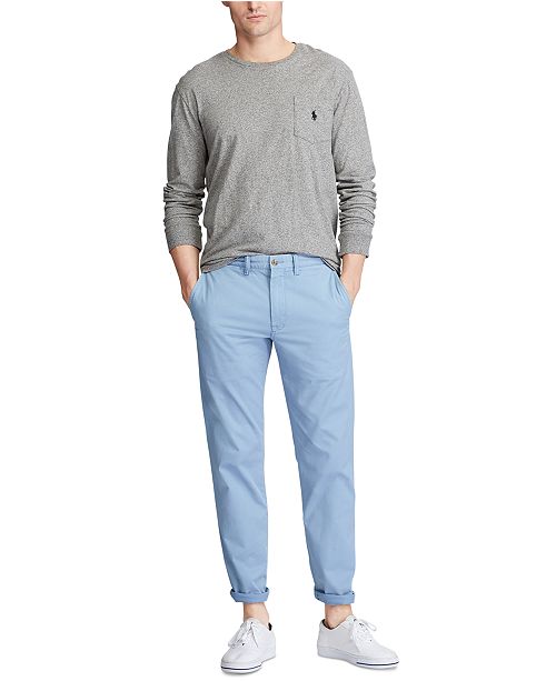 Polo Ralph Lauren Men's Big & Tall Stretch Straight Fit Chino & Reviews ...