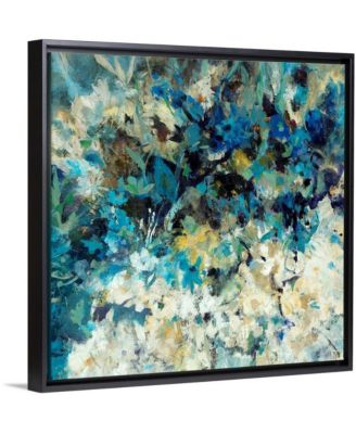 16 in. x 16 in. "Pompeii Floral" by  Jodi Maas Canvas Wall Art