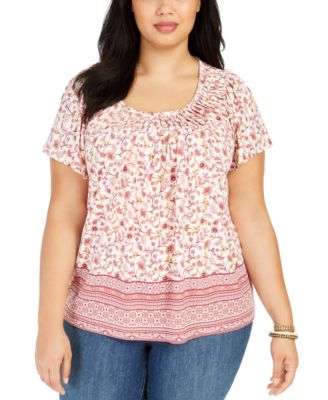 plus size purple dressy tops