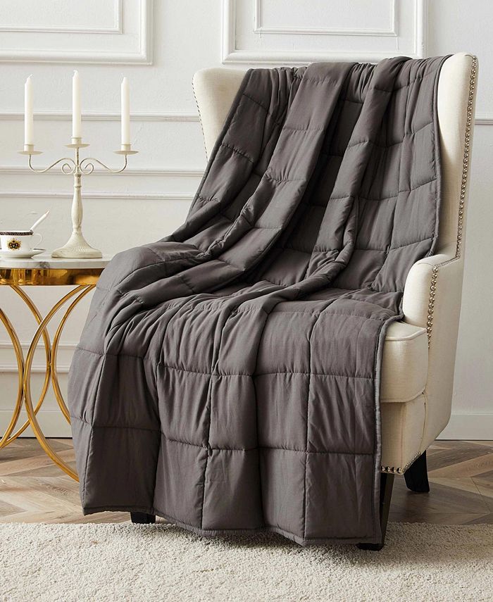 Pur Serenity 12lb Microfiber Weighted Blanket Macy's