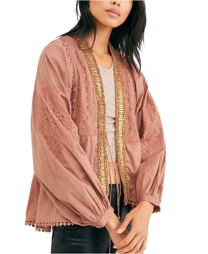 Free people discount embroidered jacket