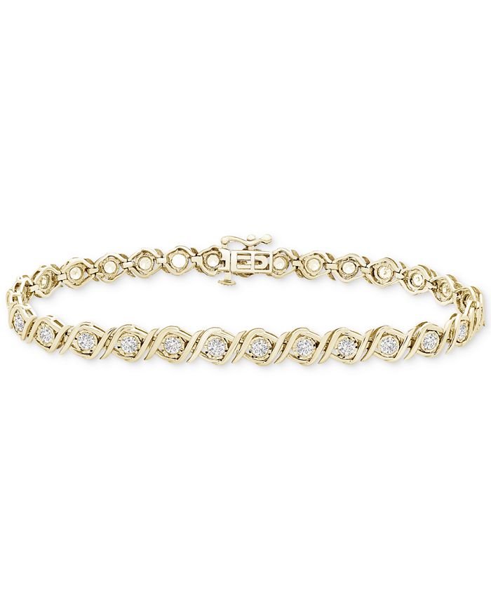 Macys 14kt deals gold bracelet