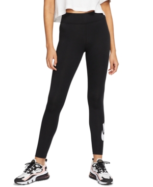 image of Nike Women-s Sportswear Logo High-Waist Leggings
