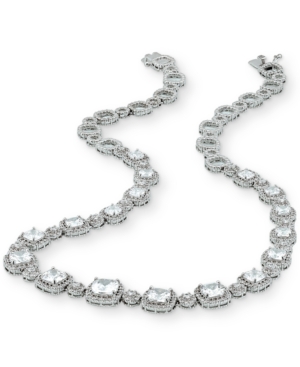 image of Cubic Zirconia Cushion Halo 18