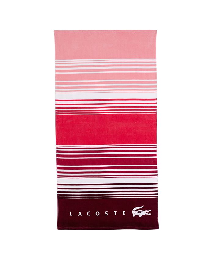 Macys lacoste beach discount towels