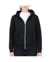 Black women's zip up jacket on sale
