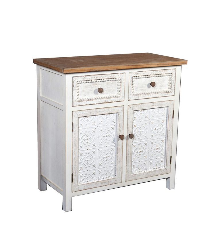 Luxen Home Wood And Metal Buffet Console Macy's